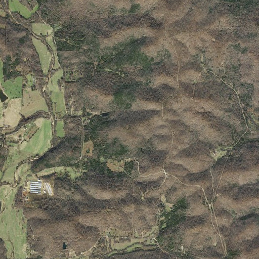 Aerial imagery of Ward Hill, AR