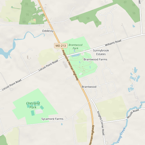 OpenStreetMap map of Hill School (historical), MD