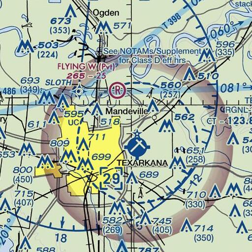 FAA VFR chart of Interchange 2, AR
