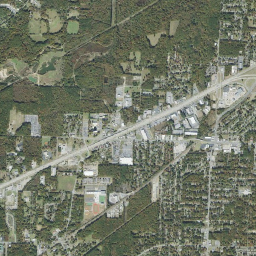 Aerial imagery of Interchange 131, AR