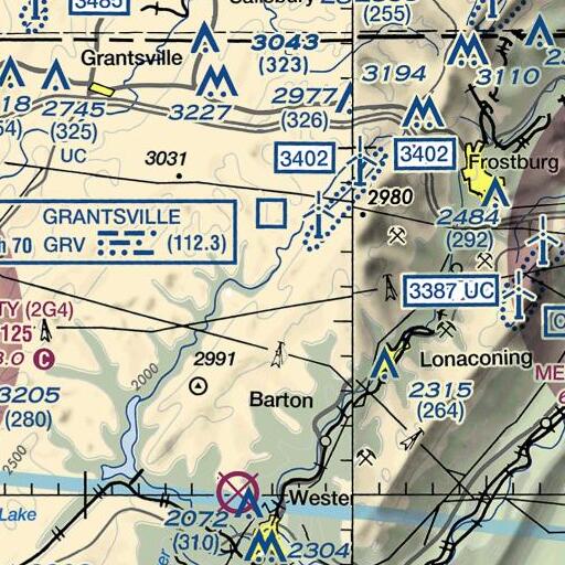 FAA VFR chart of Bear Hill, MD