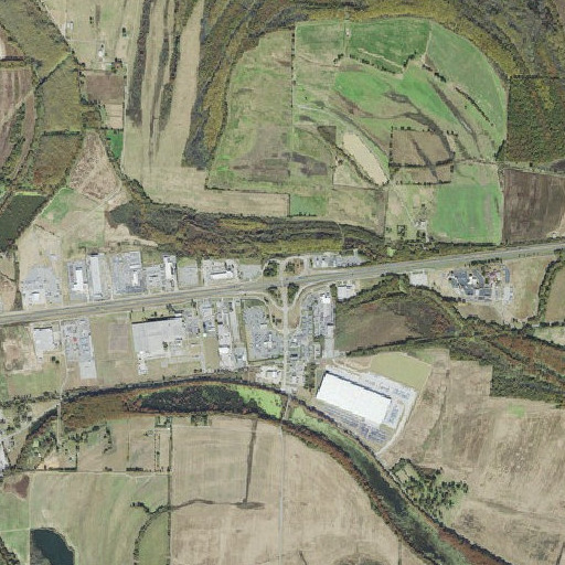 Aerial imagery of Interchange 161, AR
