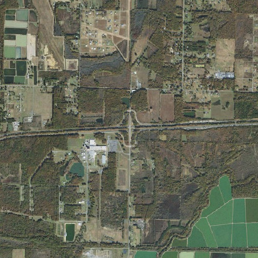 Aerial imagery of Interchange 169, AR