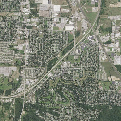 Aerial imagery of Interchange 13, AR