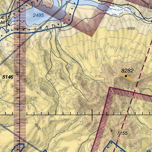 FAA VFR chart of Horn Spring, AZ