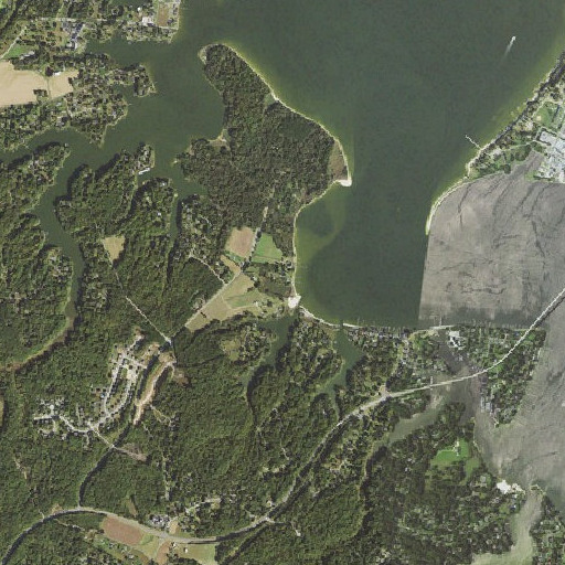 Aerial imagery of Myrtle Point, MD