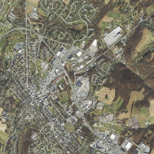 Aerial imagery of Longwell Run, MD