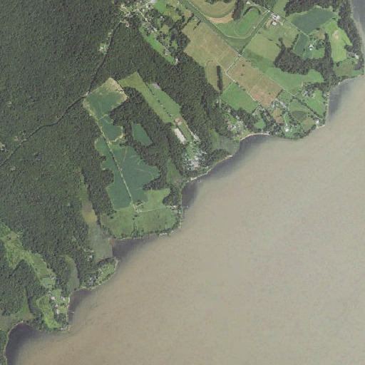 Aerial imagery of Back Creek, MD