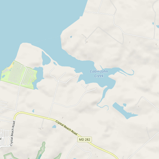 OpenStreetMap map of Downs Branch, MD