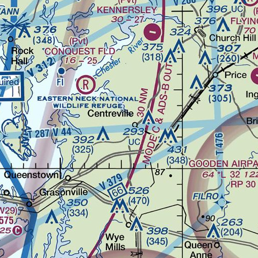 FAA VFR chart of Memorial Park, MD
