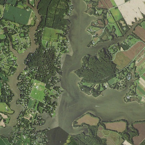 Aerial imagery of Cedar Point, MD