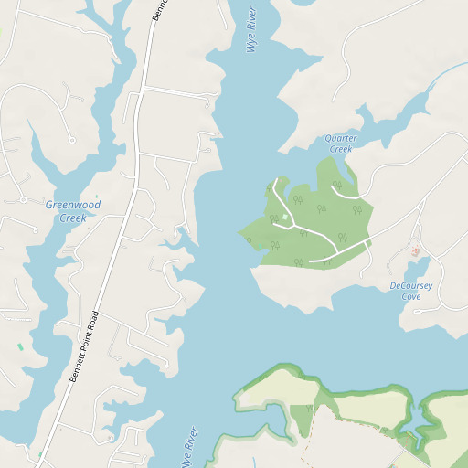 OpenStreetMap map of Cedar Point, MD