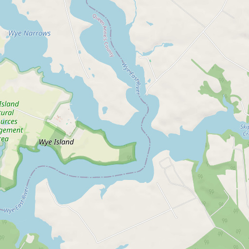 OpenStreetMap map of Long Point, MD