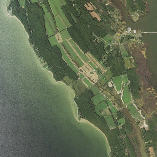 Aerial imagery of Ridgeton, MD