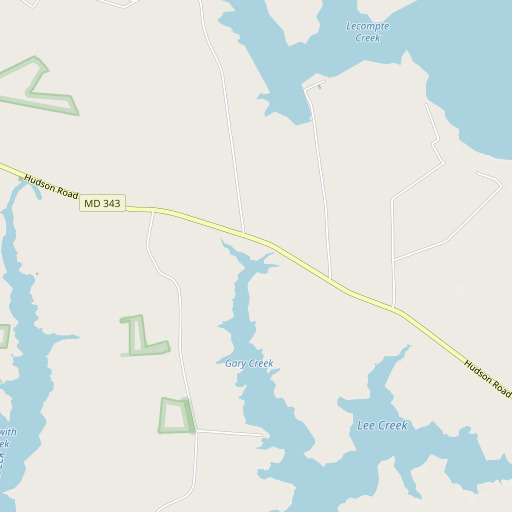 OpenStreetMap map of Spocott Windmill, MD