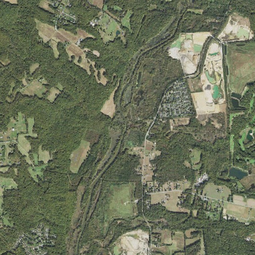 Aerial imagery of District Branch, MD