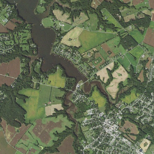 Aerial imagery of Mill Stream Branch, MD
