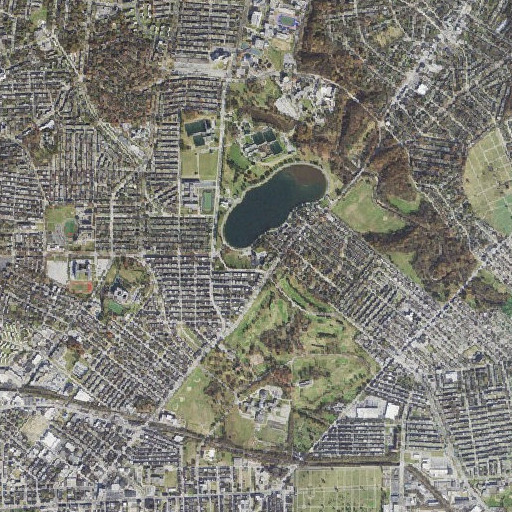 Aerial imagery of Montebello Elementary / Middle School, MD