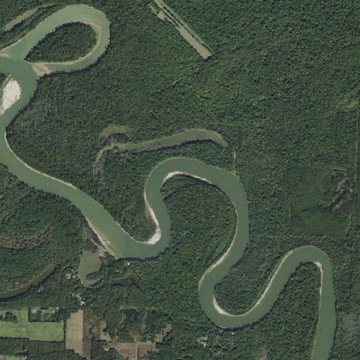Aerial imagery of Hider Bend, AR