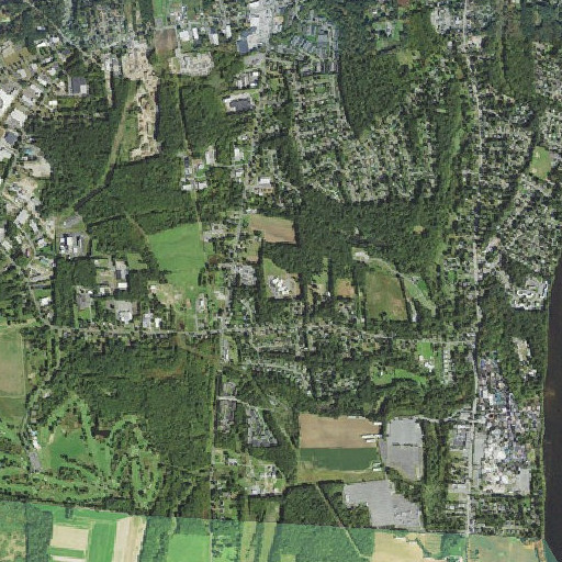 Aerial imagery of James Clark Elementary School, MA