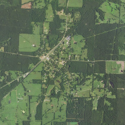 Aerial imagery of Emmet Elementary School, AR
