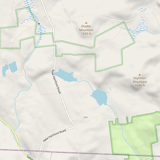 OpenStreetMap map of Pelton Dam, MA