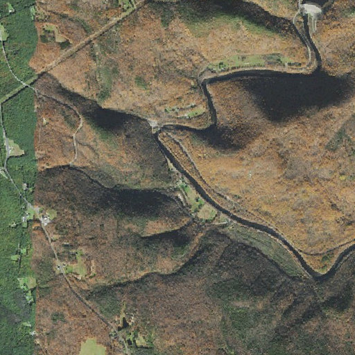 Aerial imagery of Whitcomb Brook, MA