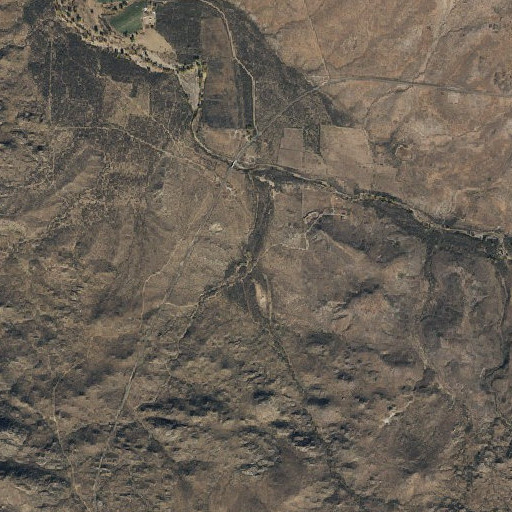 Aerial imagery of Ally Wash, AZ