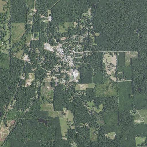 Aerial imagery of Rison High School, AR