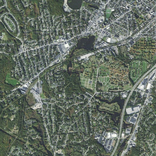 Aerial imagery of Kettle Brook, MA