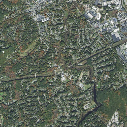 Aerial imagery of Farley Brook, MA