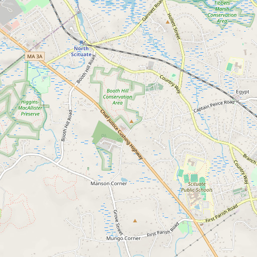 OpenStreetMap map of Booth Hill, MA