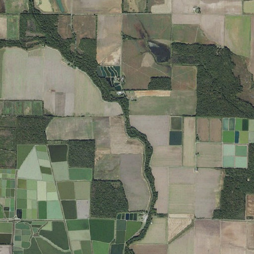 Aerial imagery of James Bridge, AR