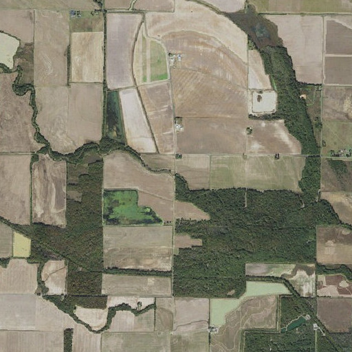 Aerial imagery of Roe Bridge, AR