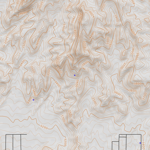 OpenTopoMap map of Alta Spring, AZ