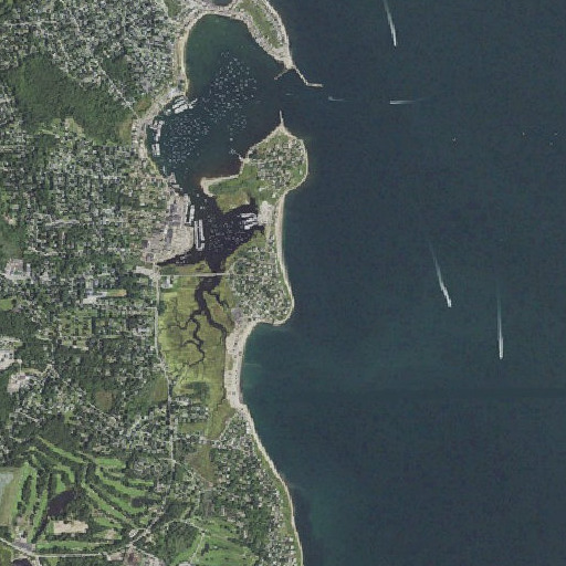 Aerial imagery of Second Cliff, MA
