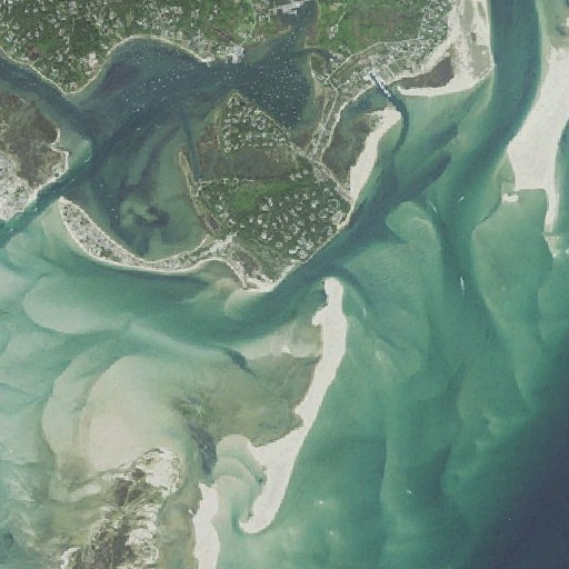 Aerial imagery of Amos Point, MA