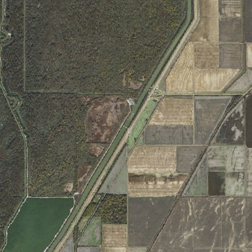 Aerial imagery of Simmons Bridge, AR