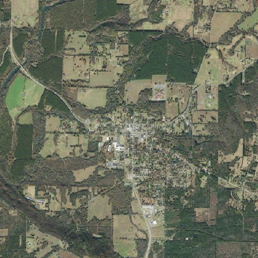Aerial imagery of Dover Elementary School, AR