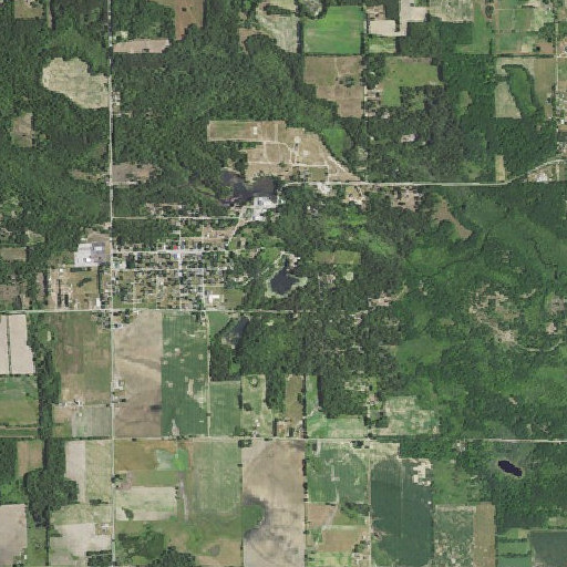 Aerial imagery of Babcocks Pond, MI