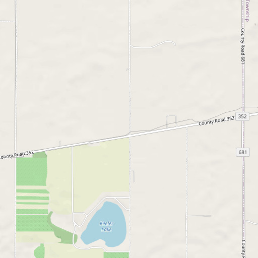 OpenStreetMap map of Baker School, MI