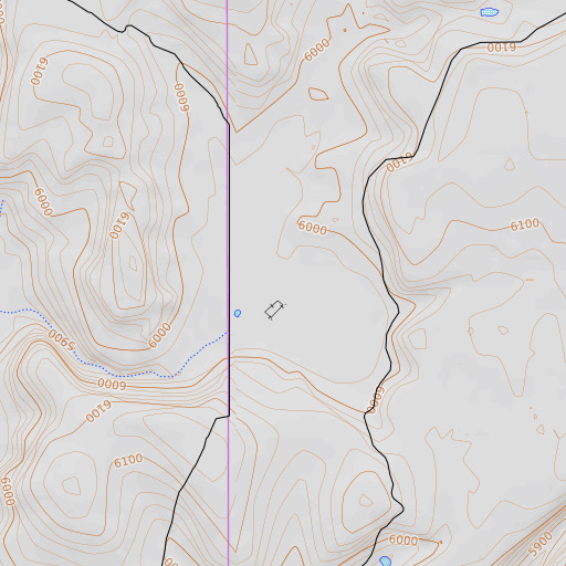 OpenTopoMap map of Indian Flat, AZ