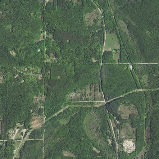 Aerial imagery of Mount Bundy, MI