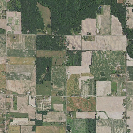 Aerial imagery of Cherry School, MI