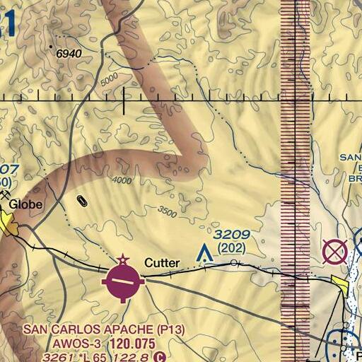 FAA VFR chart of Indian Spring, AZ