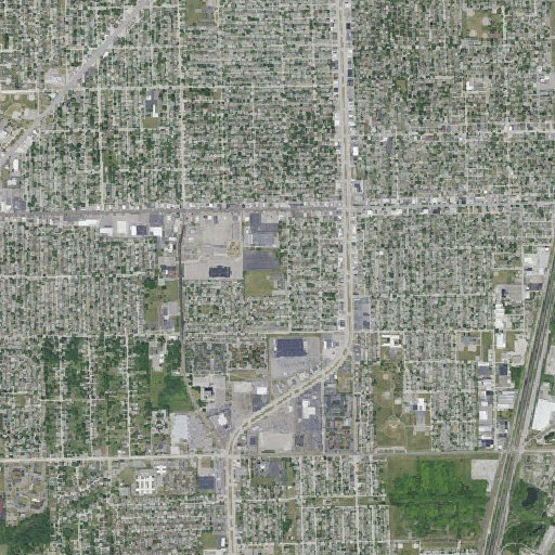 Aerial imagery of Chormann School, MI