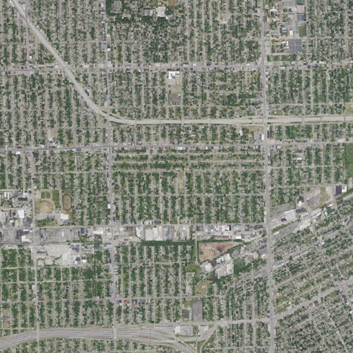 Aerial imagery of Clinton School, MI
