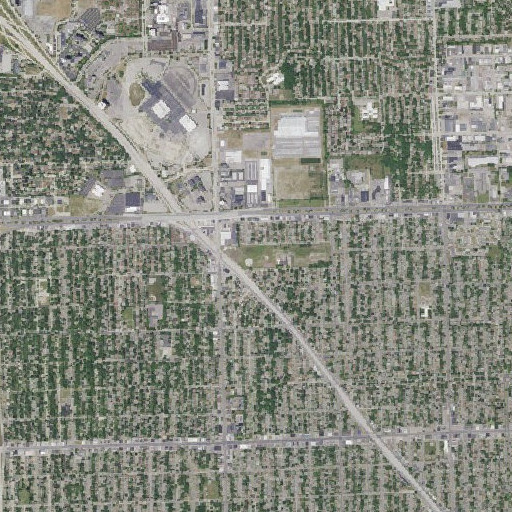 Aerial imagery of Comstock Playground, MI