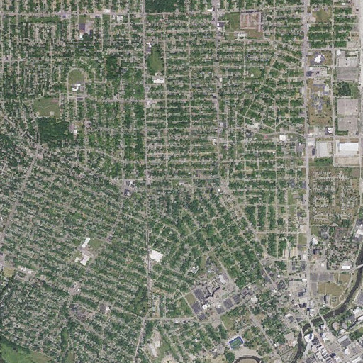 Aerial imagery of Cook School, MI
