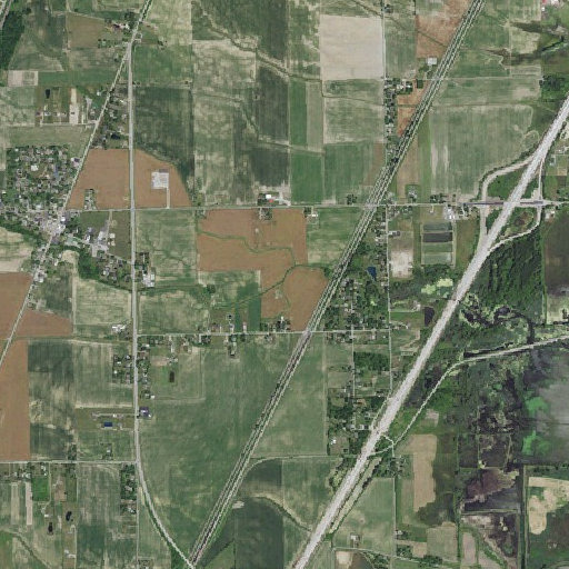 Aerial imagery of Cousino Drain, MI